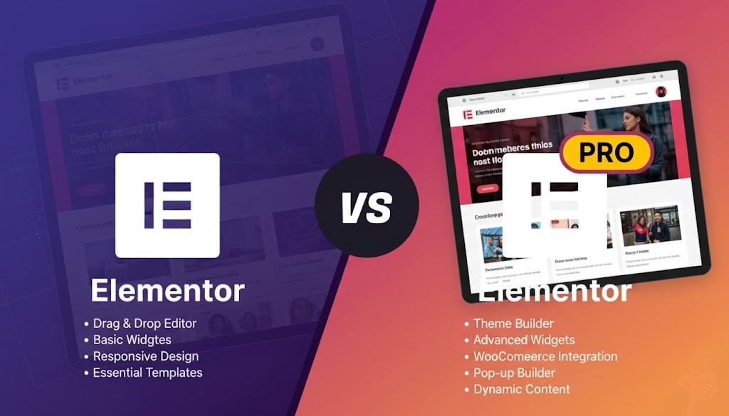 Elementor Free o Elementor Pro